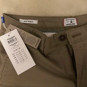Jack and Jones Slim Tan Pants